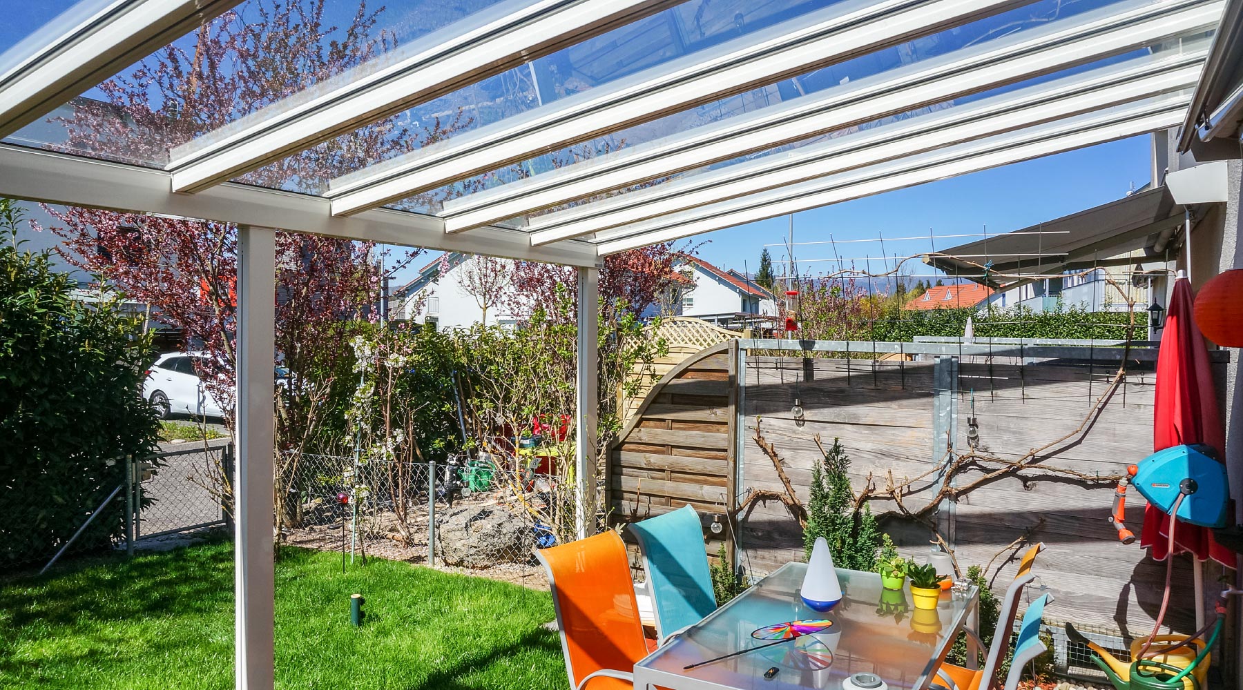 Sitzplatzüberdachung, Terrassendach